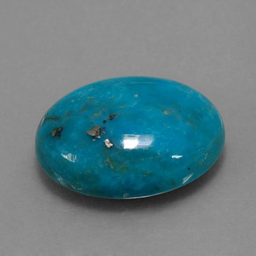 Turchese Blu naturale da 4.46 ct, Taglio ovale, Opaco