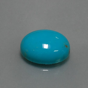 Turchese Blu naturale da 4.03 ct, Taglio ovale, Opaco