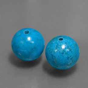 Turchese naturale blu da  ct, sfera / palla, opaco
