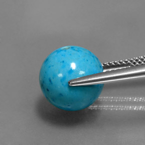 Turchese Blu naturale da 7.72 ct, Sfera, Opaco
