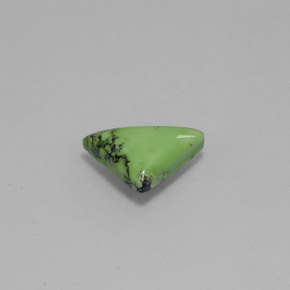 Turchese naturale verde da 1,07 ct, trillion, opaco