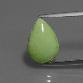 Turchese Giallo verde naturale da 2.69 ct, Forma a pera, Opaco