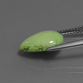 Turchese Giallo verde naturale da 2.69 ct, Forma a pera, Opaco