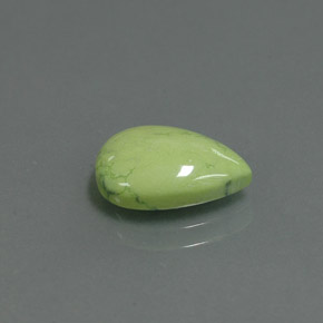 Turchese Giallo verde naturale da 2.47 ct, Forma a pera, Opaco