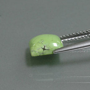 Turchese naturale verde da 2,00 ct, quadrato, opaco