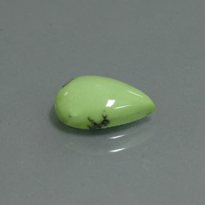 Turchese Giallo verde naturale da 1.66 ct, Forma a pera, Opaco