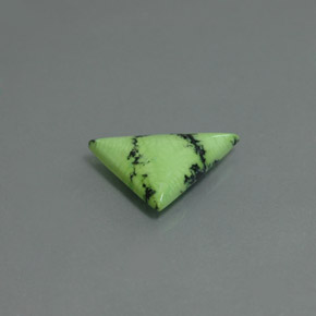 Turchese naturale verde da 2,47 ct, trillion, opaco