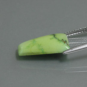 Turchese naturale verde da 4,52 ct, forma fantasia, opaco