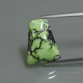 Turchese Giallo verde naturale da 3.45 ct, Forma fantasia, Opaco