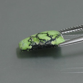 Turchese Giallo verde naturale da 3.45 ct, Forma fantasia, Opaco