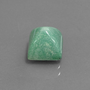 Turchese naturale verde da 2,43 ct, quadrato, opaco