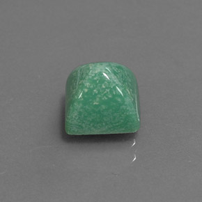Turchese naturale verde da 2,05 ct, quadrato, opaco