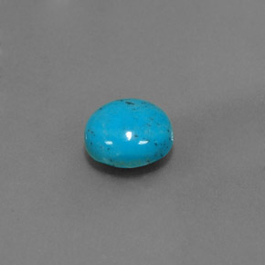 Turchese Blu naturale da 1.53 ct, Taglio rotondo, Opaco