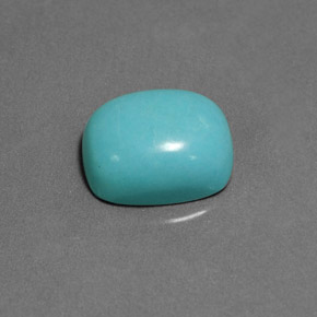 Turchese Blu naturale da 2.62 ct, Taglio a cuscino, Opaco