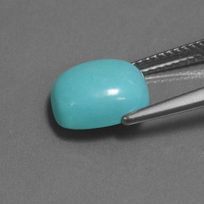 Turchese Blu naturale da 2.62 ct, Taglio a cuscino, Opaco