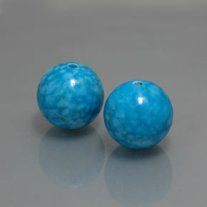 Turchese naturale blu da  ct, sfera / palla, opaco