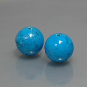 Turchese naturale blu da  ct, sfera / palla, opaco