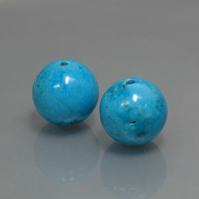 Turchese naturale blu da  ct, sfera / palla, opaco
