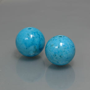 Turchese naturale blu da  ct, sfera / palla, opaco