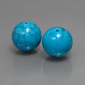 Turchese naturale blu da  ct, sfera / palla, opaco