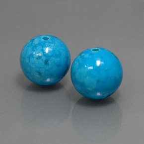 Turchese naturale blu da  ct, sfera / palla, opaco
