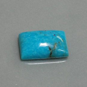 Turchese Blu naturale da 3.25 ct, Taglio a baguette, Opaco