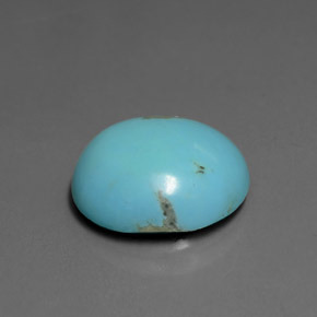 Turchese Blu naturale da 5.58 ct, Taglio a cuscino, Opaco