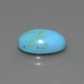 Turchese Blu naturale da 1.62 ct, Taglio ovale, Opaco