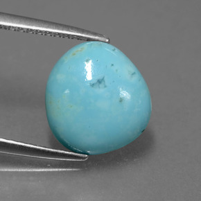Turchese Blu naturale da 1.69 ct, Forma fantasia, Opaco