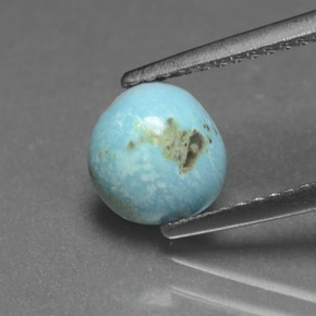Turchese Blu naturale da 0.90 ct, Forma fantasia, Opaco