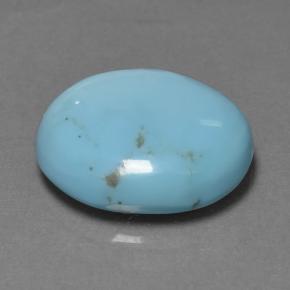 Turchese Blu naturale da 6.44 ct, Taglio rotondo, Opaco
