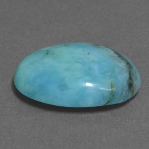Turchese Blu naturale da 3.56 ct, Taglio ovale, Opaco