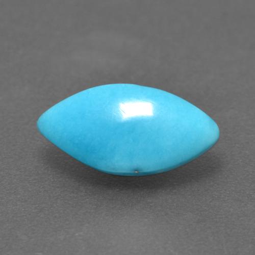 Turchese Blu verdastro naturale da 2.30 ct, Taglio marquise, Opaco