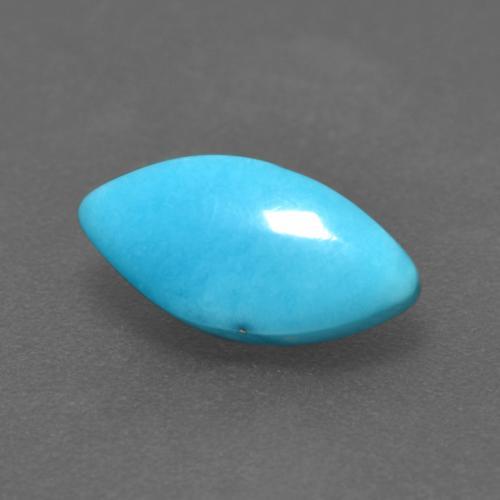 Turchese Blu verdastro naturale da 2.30 ct, Taglio marquise, Opaco