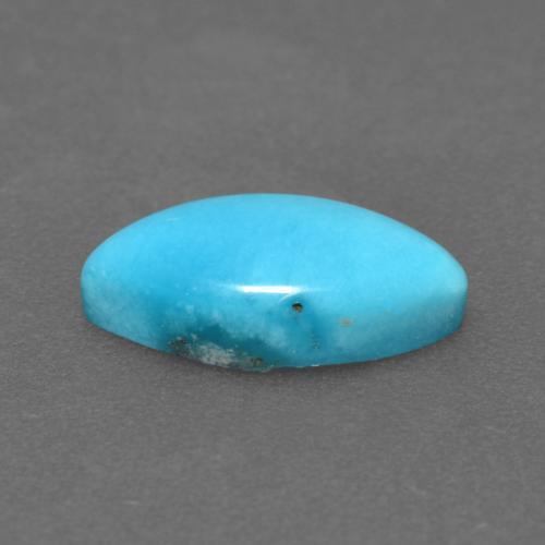 Turchese Blu verdastro naturale da 2.30 ct, Taglio marquise, Opaco
