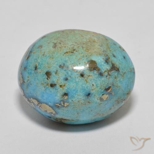 Turchese Sae schiuma verde naturale da 20.37 ct, Taglio ovale, Opaco