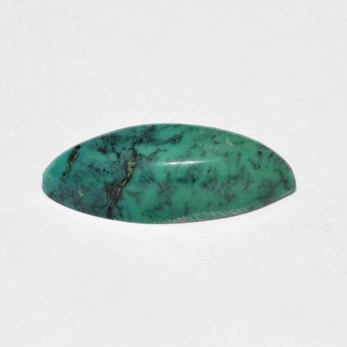 Turchese Verde bluastro naturale da 2.74 ct, Taglio marquise, Opaco