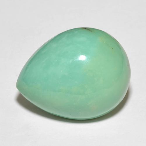 Turchese Blu verde naturale da 15.29 ct, Forma a pera, Opaco