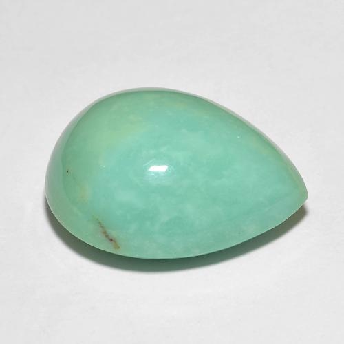 Turchese Blu verde naturale da 15.29 ct, Forma a pera, Opaco