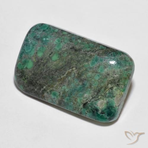 8.46ct Naturale Multicolore Turchese, Cuscino, Opaco