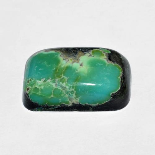 Turchese naturale multicolore da 5,93 ct, taglio a cuscino, opaco