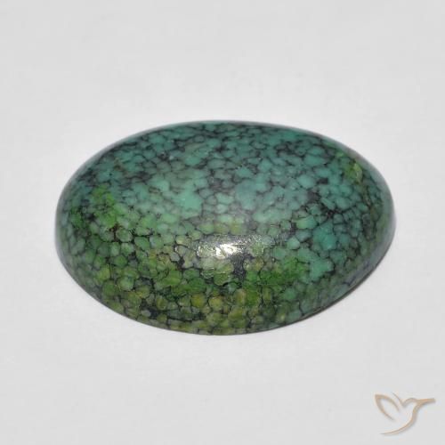 Turchese Mela verde naturale da 8.63 ct, Taglio a fantasia, Opaco