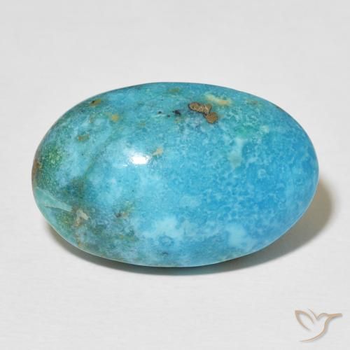 23.40ct Naturale Blu verdastro Turchese, Ovale, Opaco