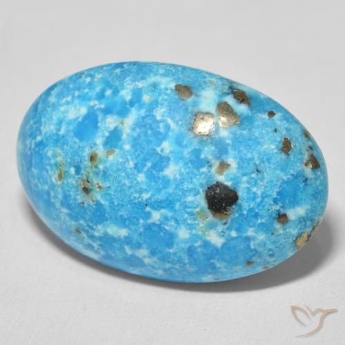 Turchese Blu verdastro naturale da 29.13 ct, Ovale, Opaco