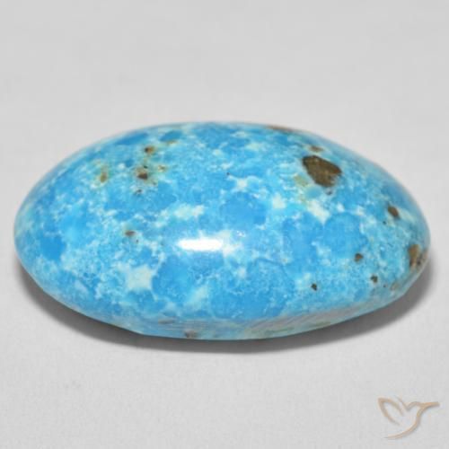 Turchese Blu verdastro naturale da 29.13 ct, Ovale, Opaco