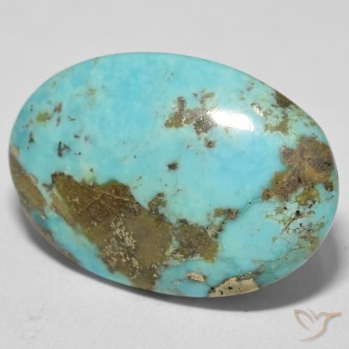 Turchese Verde schiuma di mare naturale da 36.87 ct, Ovale, Opaco