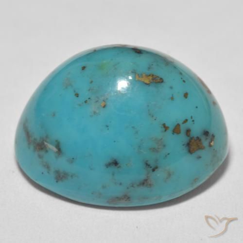 Turchese Blu verdastro medio naturale da 39.89 ct, Ovale, Opaco