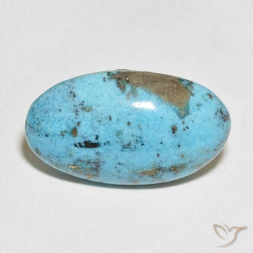 Turchese Blu verdastro naturale da 40.55 ct, Ovale, Opaco