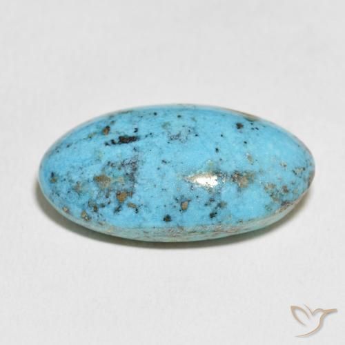 Turchese Blu verdastro naturale da 40.55 ct, Ovale, Opaco