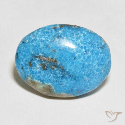 20.57ct Naturale Blu verdastro Turchese, Ovale, Opaco
